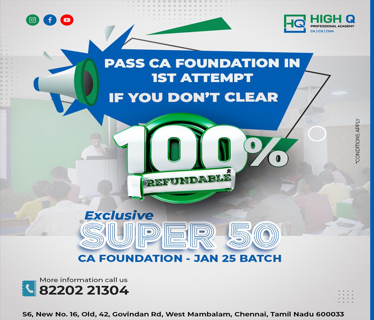 CA Foundation Coaching